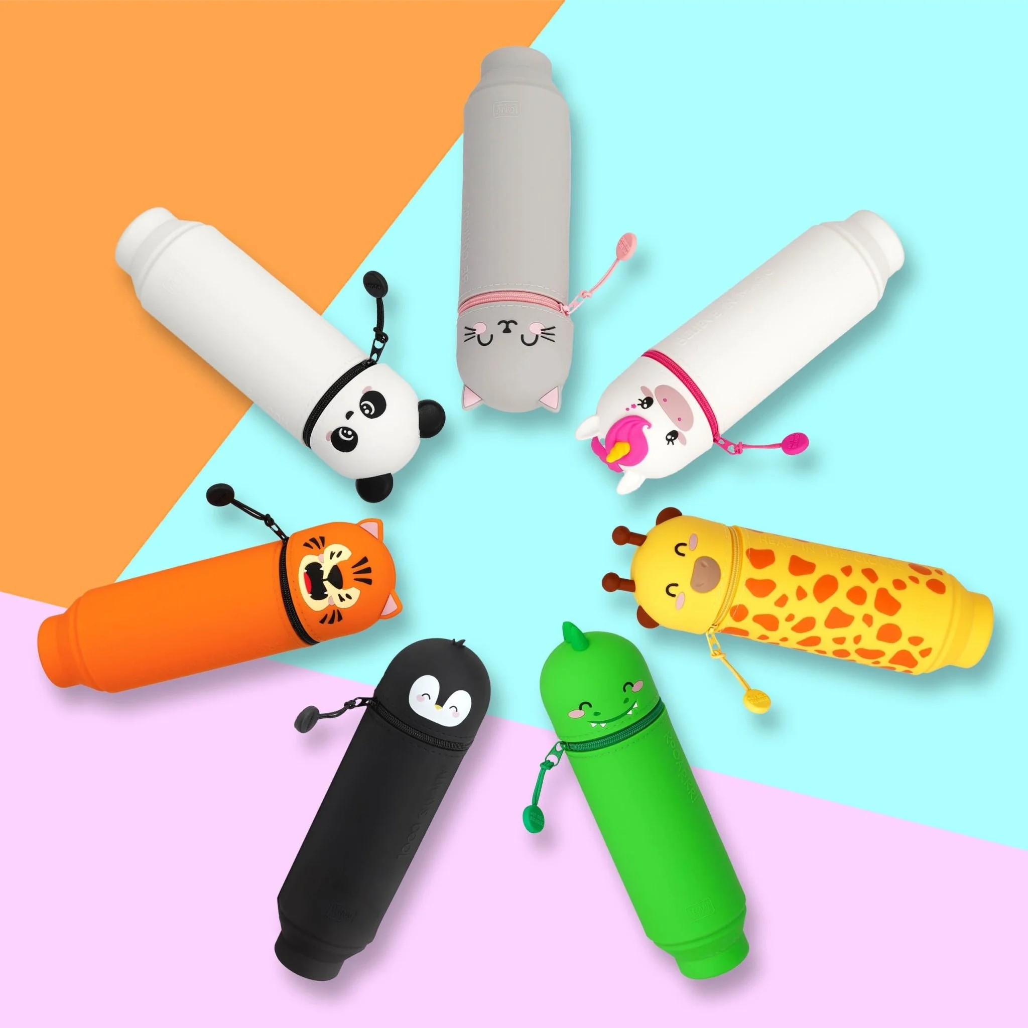 Siliconen 2-in-1 Kawaii Pennenzak - Penguin - Image 2