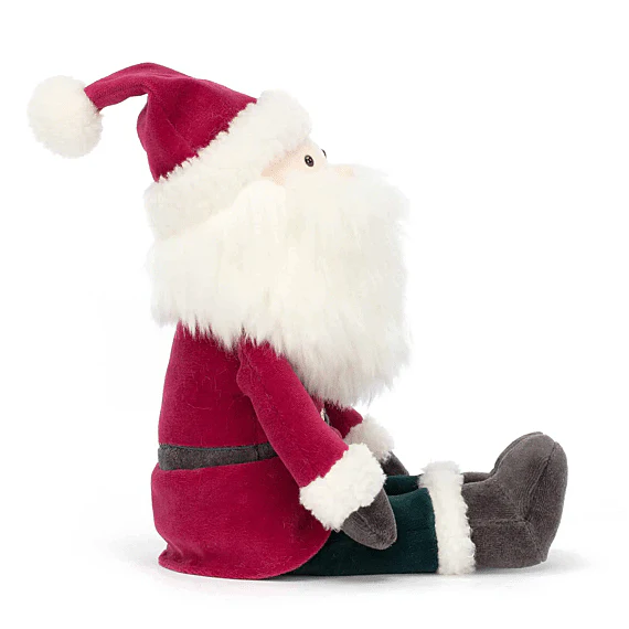 Kerstknuffel Jolly Santa Medium - 34 cm - Image 4
