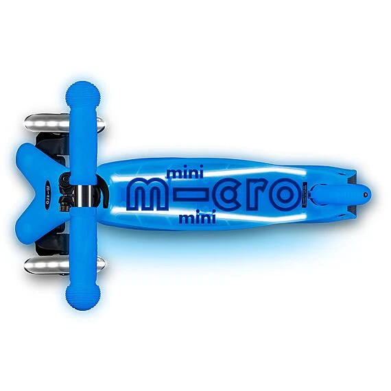 Kinderstep met 3 wielen Mini Micro scooter Deluxe Glow LED Plus Arctic Blue - 2-5 jaar - Image 13