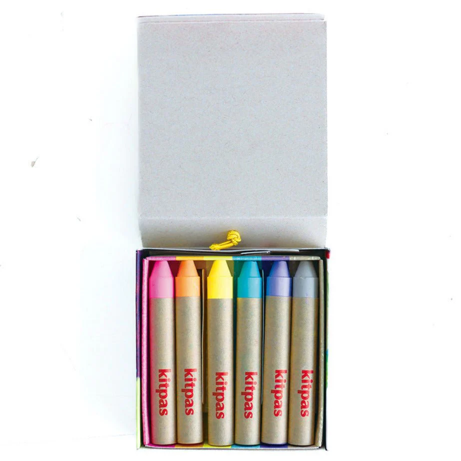 Kitpas by Artist Face Medium Rijstwax Krijtjes Pastel Colours - set van 6 - Image 2