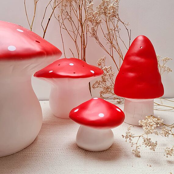 Rood Lamp Small Mushroom Red - 15 x 28 cm - Image 4