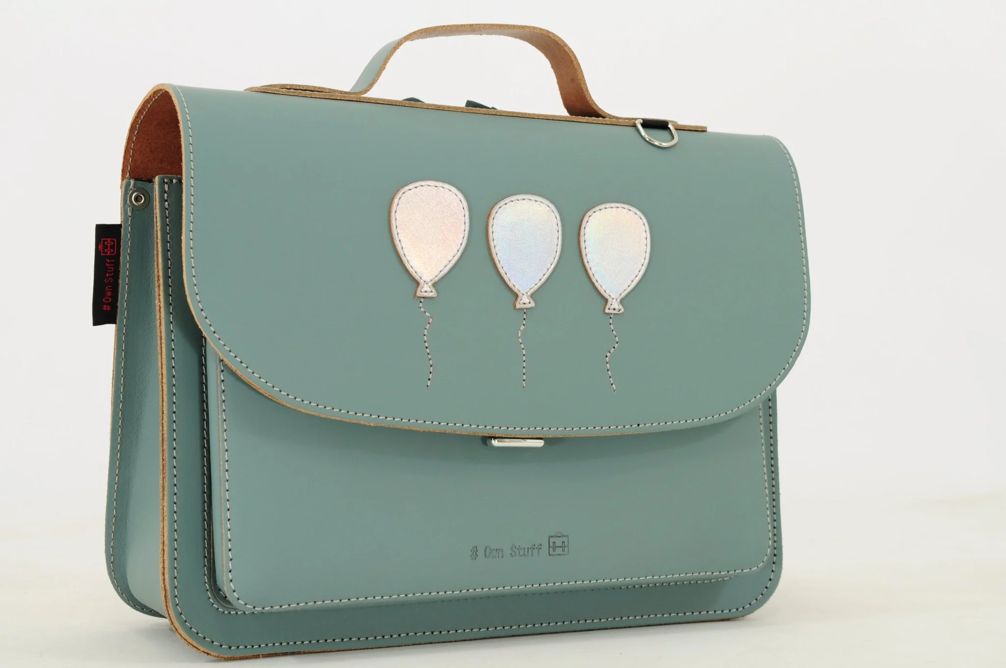 Lederen kleutertas met magneetsluiting - Balloon Azul - Image 10