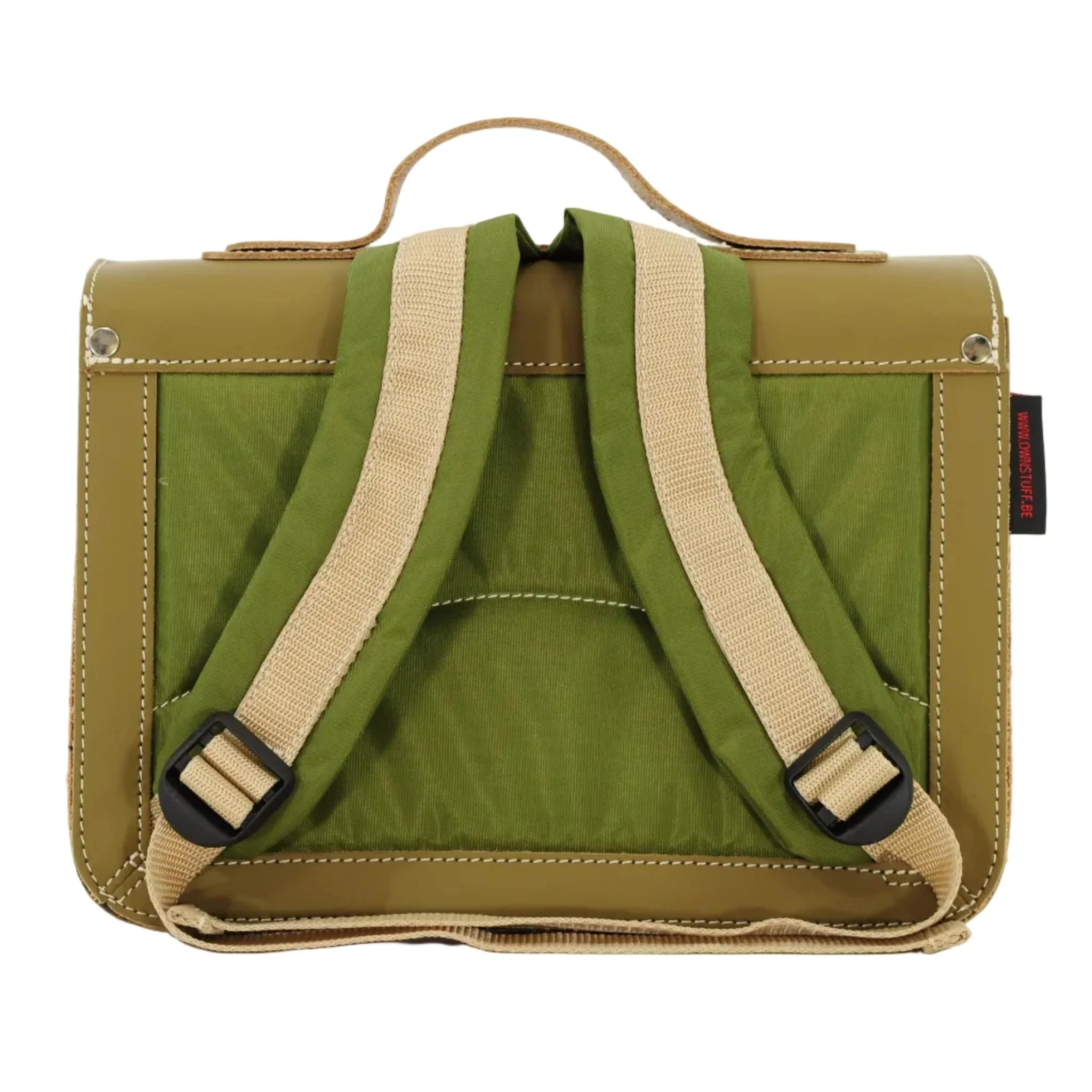Lederen kleutertas met magneetsluiting - Car Moss - Image 2