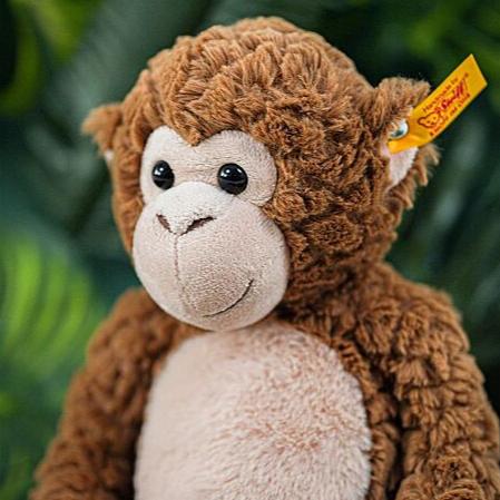 Knuffel Aap Soft Cuddly Friends Bodo monkey light brown - 30 cm - Image 2
