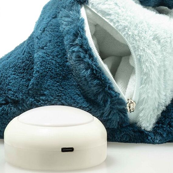 Knuffel Dino Met Lampje - Light At Night Spott Stegosaurus Light Blue - 28 cm - Image 3