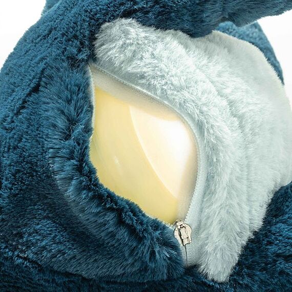 Knuffel Dino Met Lampje - Light At Night Spott Stegosaurus Light Blue - 28 cm - Image 4