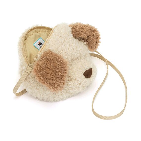 Knuffel Handtas Little Pup Bag - 19 cm - Image 4