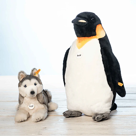 Knuffel Hond Bernie Husky White - 33 cm - Image 2