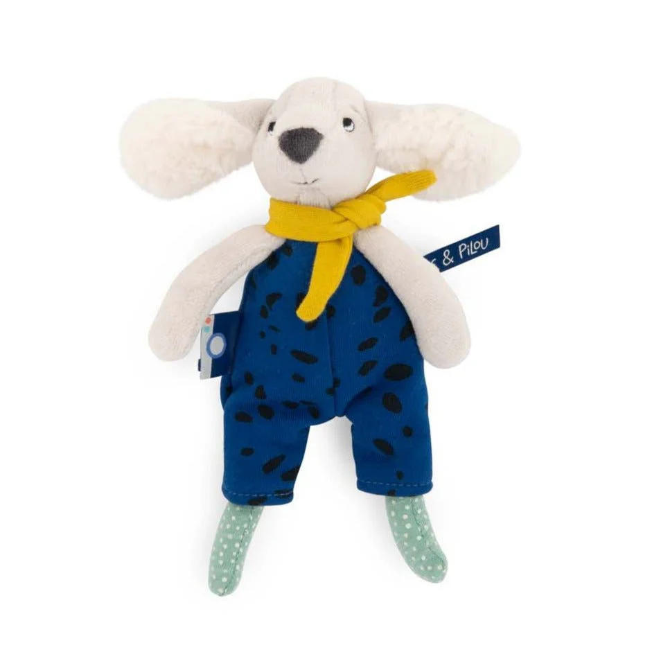 Mini Knuffel Hondje Pilou - Puce & Pilou