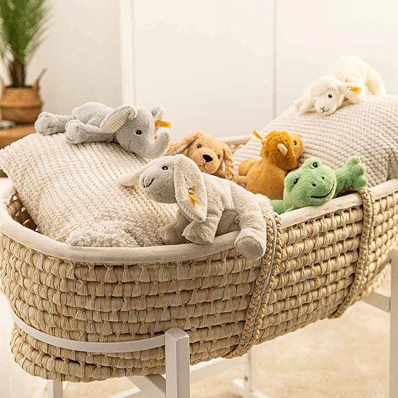 Knuffel Konijn Soft Cuddly Friends Floppy Hoppel Rabbit Light Grey - 20 cm - Image 2