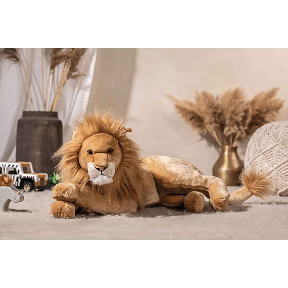 Knuffel Leeuw Leo Lion Beige - 65 cm - Image 3