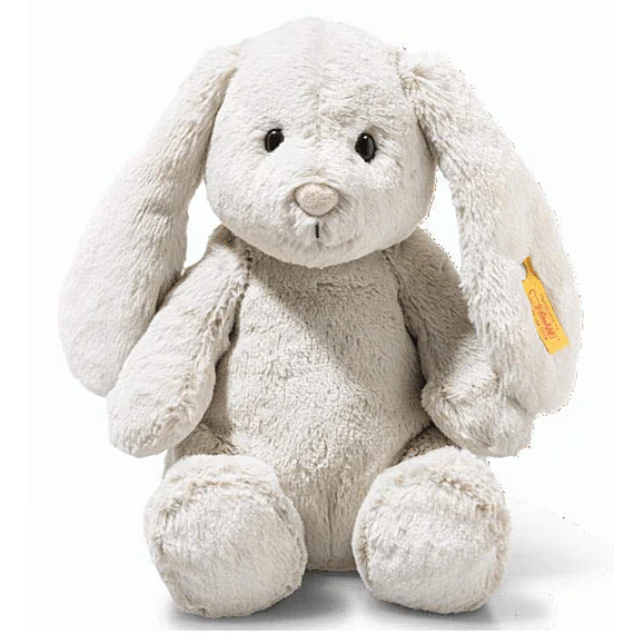 Knuffel Met Nachtlampje - Hoppie Light At Night Rabbit Light Grey - 28 cm