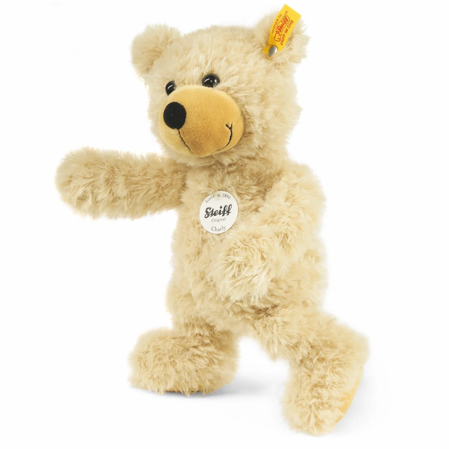 Knuffel Teddybeer Charly Dangling Teddy Bear Beige - 30 cm
