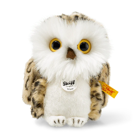 Knuffel Witte Uil - 12 cm
