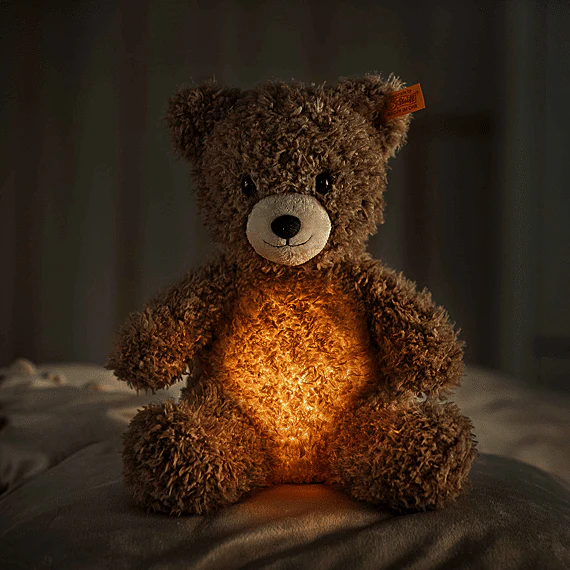 Knuffelbeer Met Lampje - Light At Night Caspar Teddy Bear Light Brown - 28 cm - Image 2