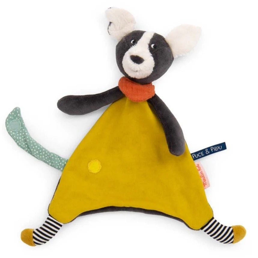 Knuffeldoek geel Puce Puce & Pilou - Image 2