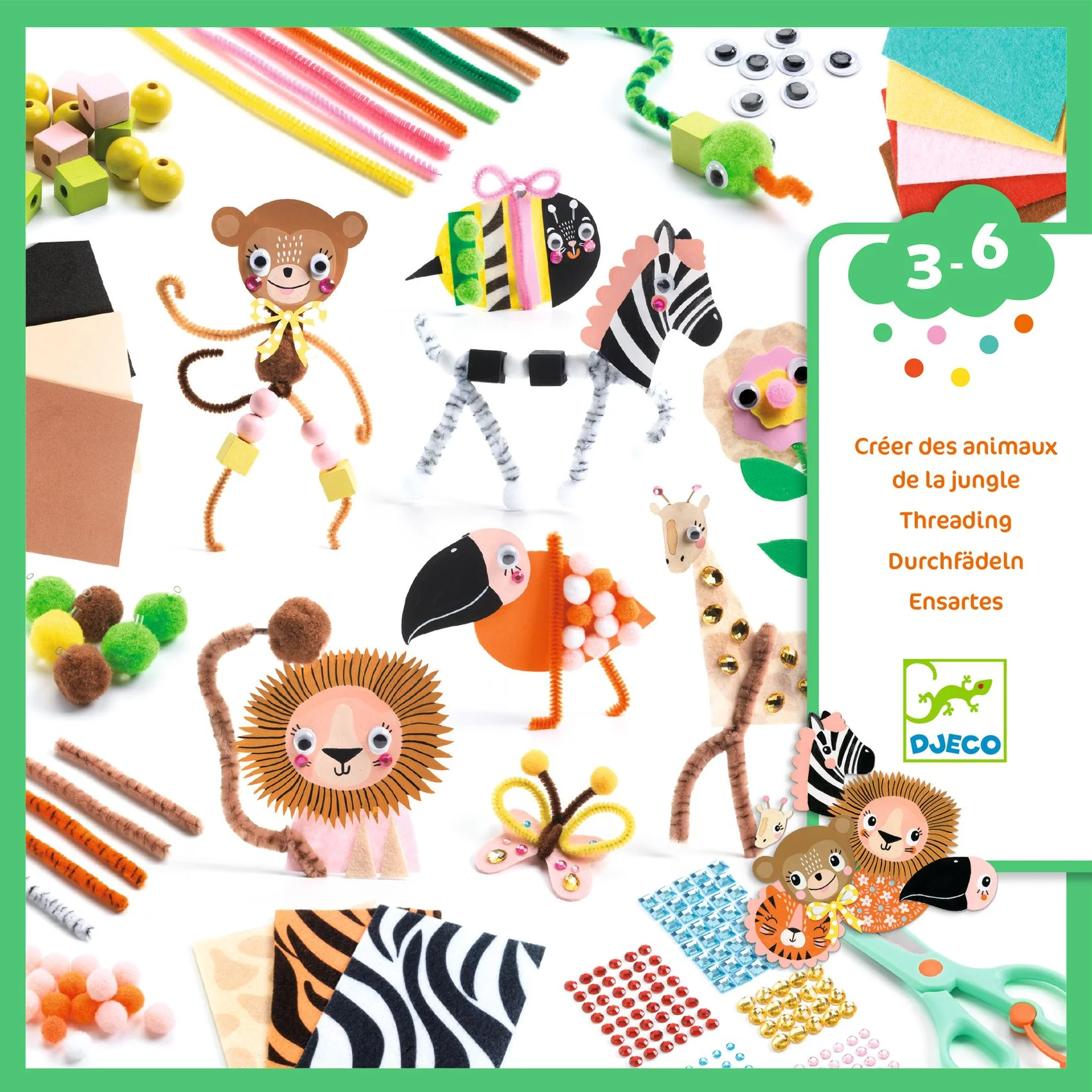 Knutselbox - Jungle Animal Creation Box - Image 6