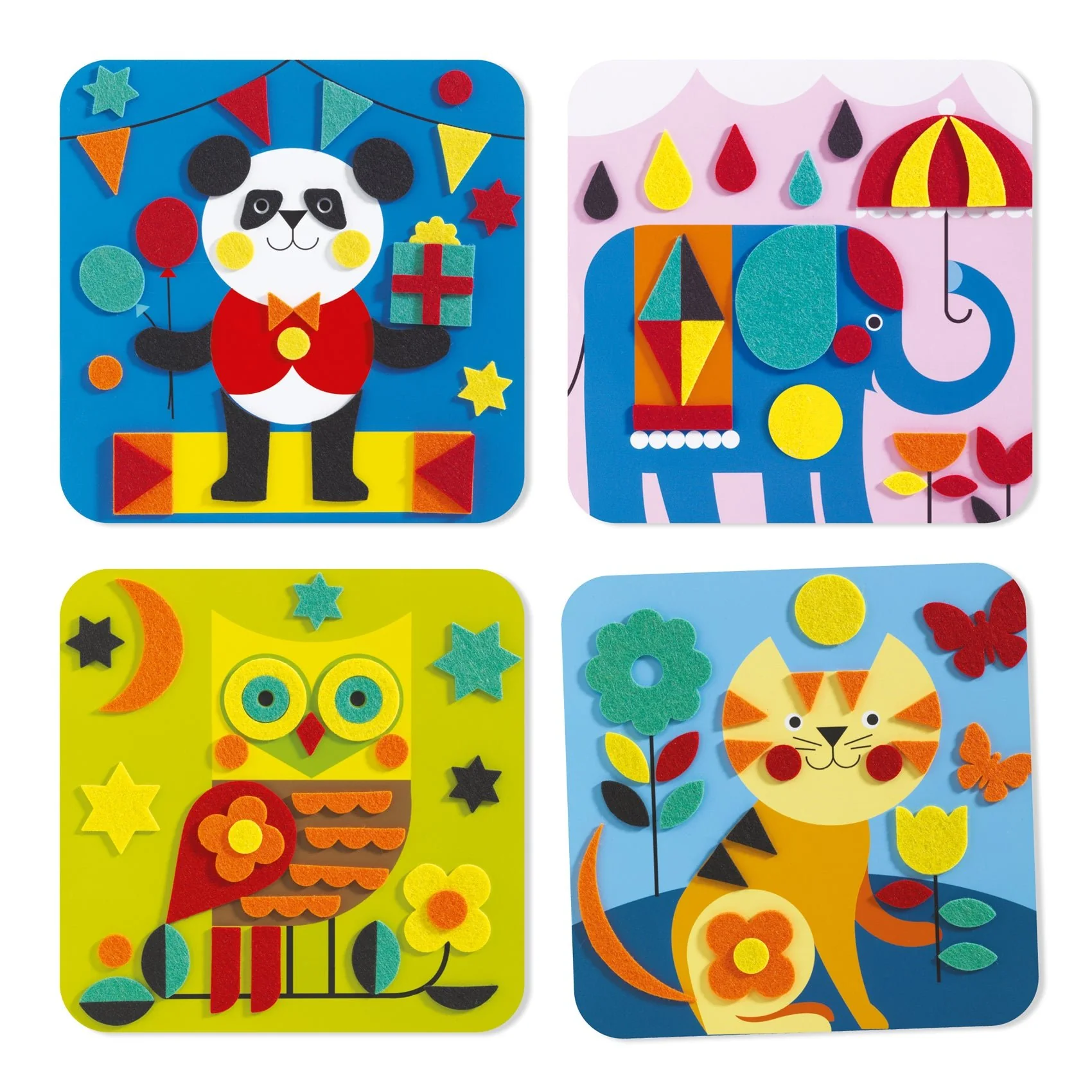 Knutselen met stickers - Zachte Viltdieren - Image 2