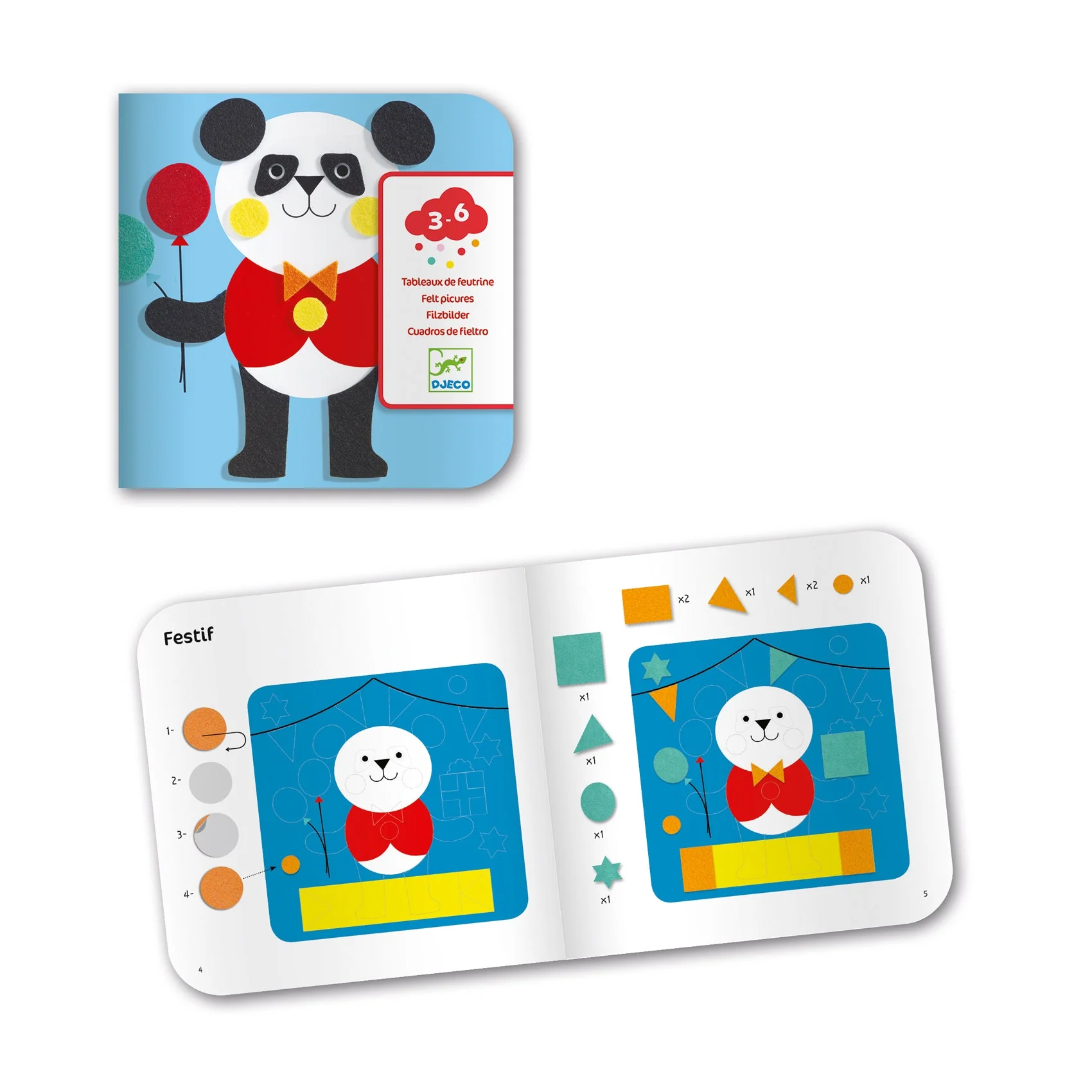 Knutselen met stickers - Zachte Viltdieren - Image 5