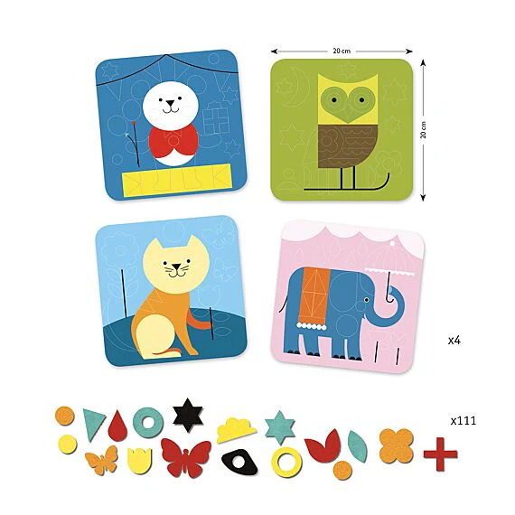 Knutselen met stickers - Zachte Viltdieren - Image 7