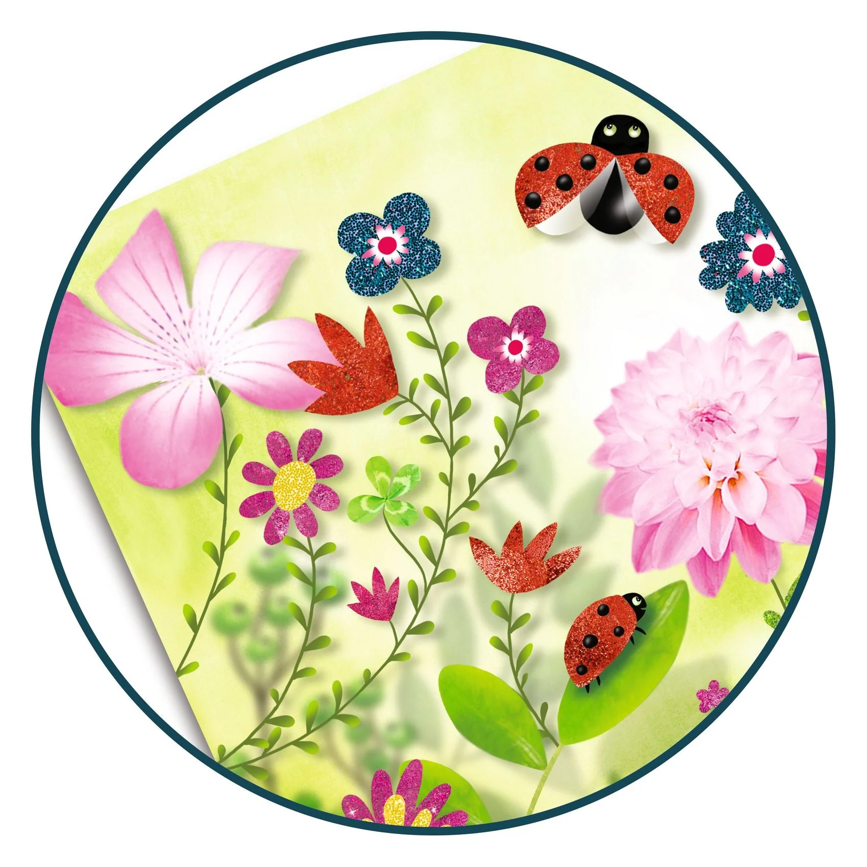 Knutselen met glitters - Glittervlinders - Image 3