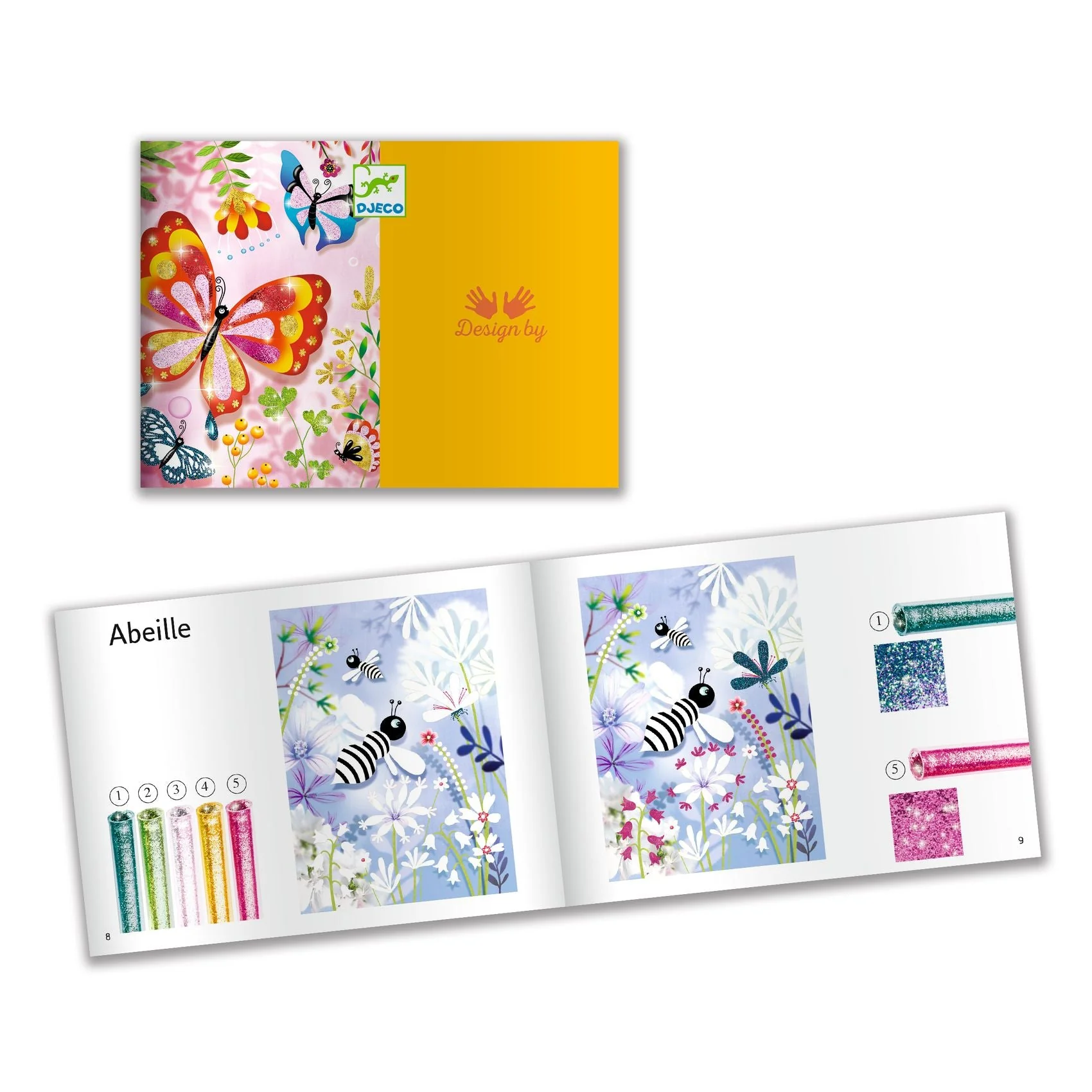 Knutselen met glitters - Glittervlinders - Image 6