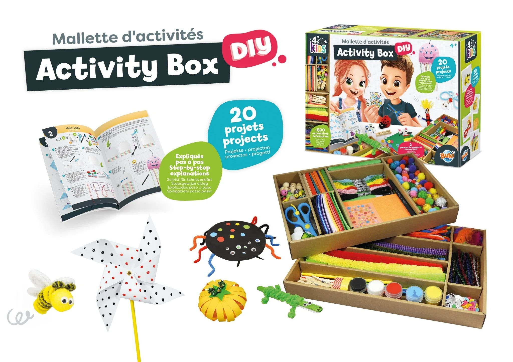 Activity Box DIY knutselkoffer met 20 activiteiten - Image 11