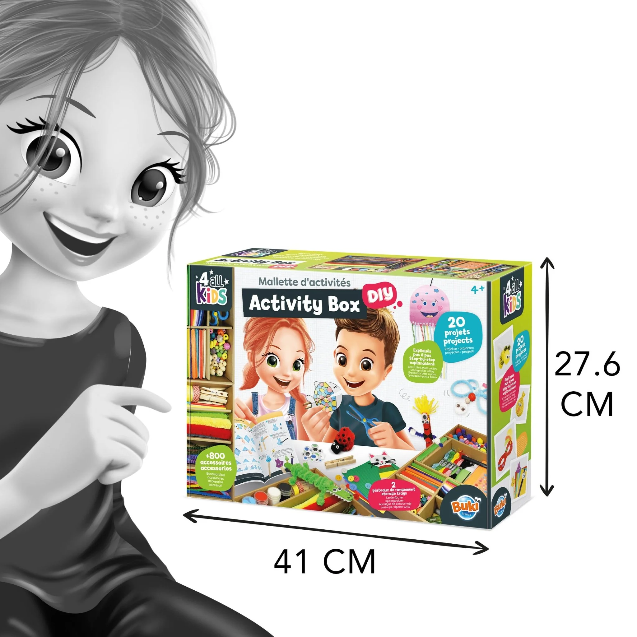 Activity Box DIY knutselkoffer met 20 activiteiten - Image 17