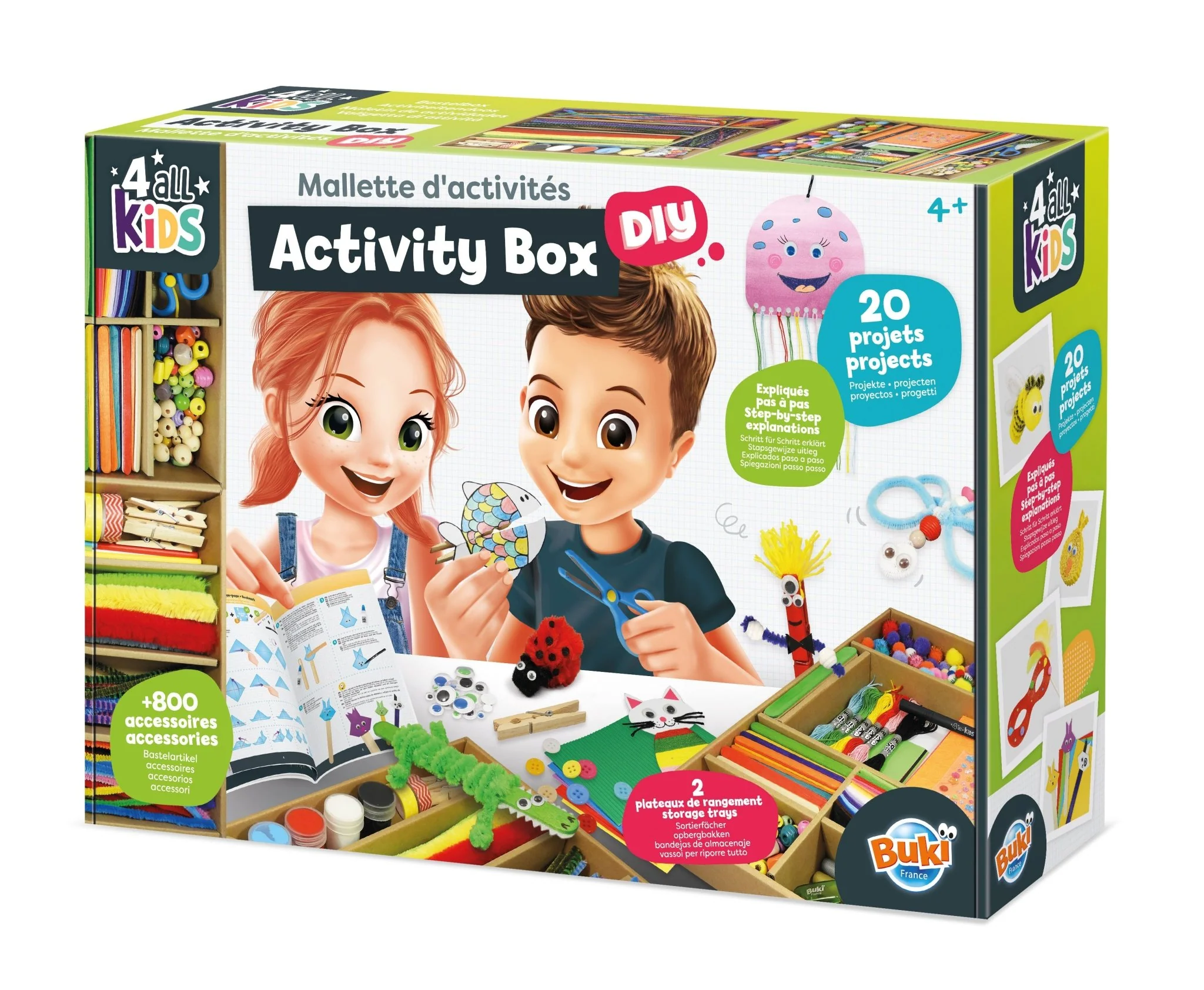 Activity Box DIY knutselkoffer met 20 activiteiten - Image 4