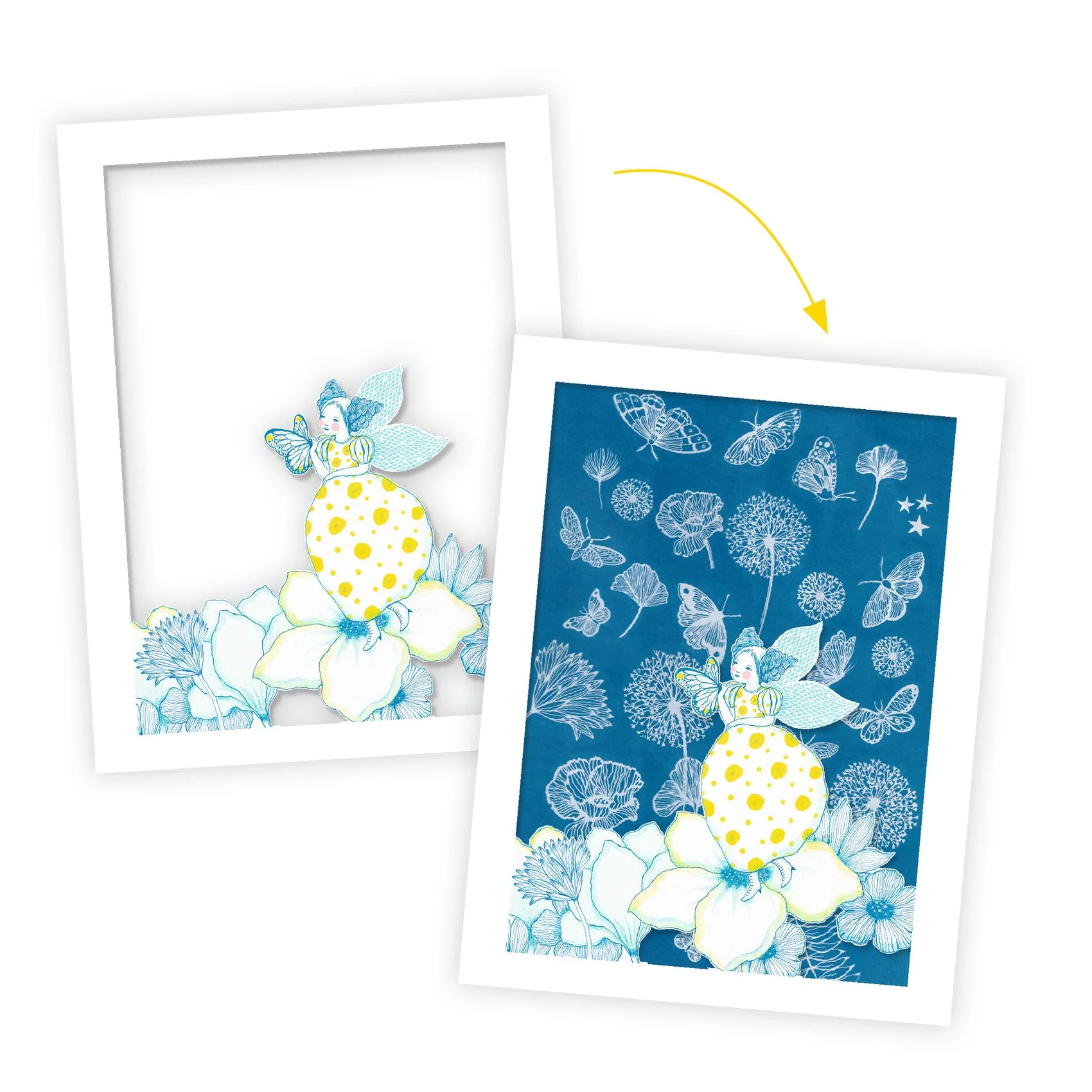 Knutselset Cyanotype - Au Clair De La Lune - Image 6