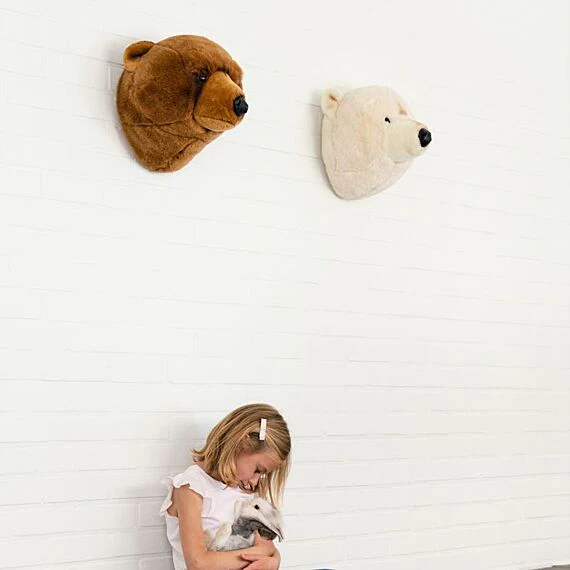 Pluche Dierenhoofd Ijsbeer - Basile - Image 3