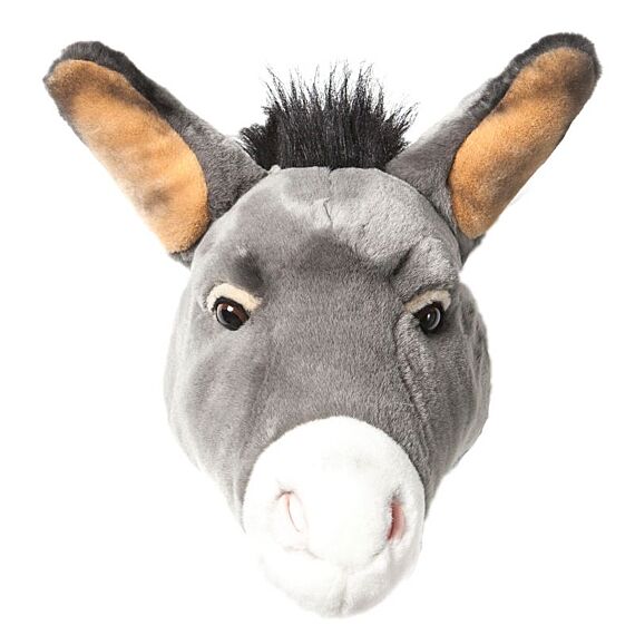 Pluche Dierenhoofd Ezel - Francis