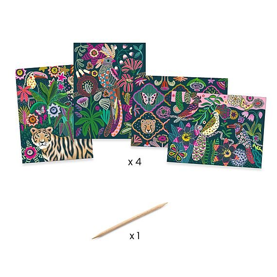 Kraskaarten Rococo - set van 4 - Image 5