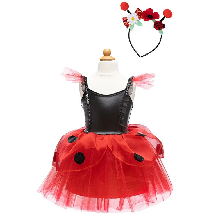Verkleedset Ladybug Dress & Headband