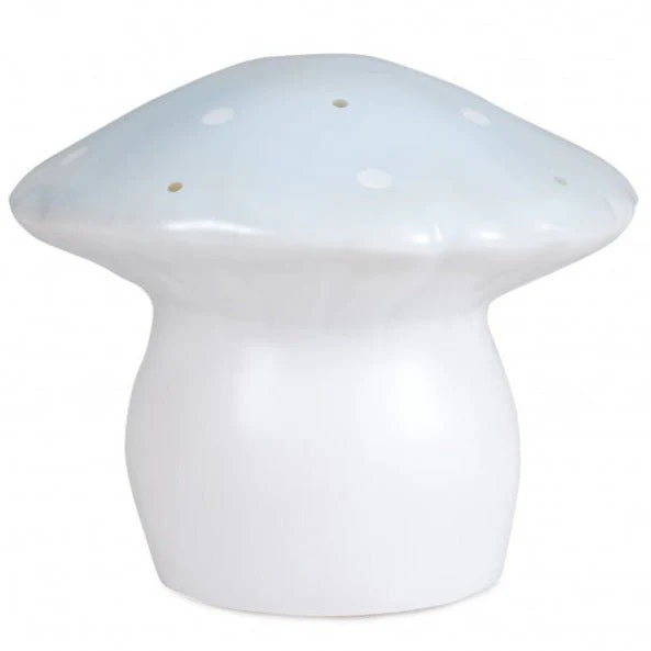 Lamp Medium Mushroom Blue - 26 x 20 cm