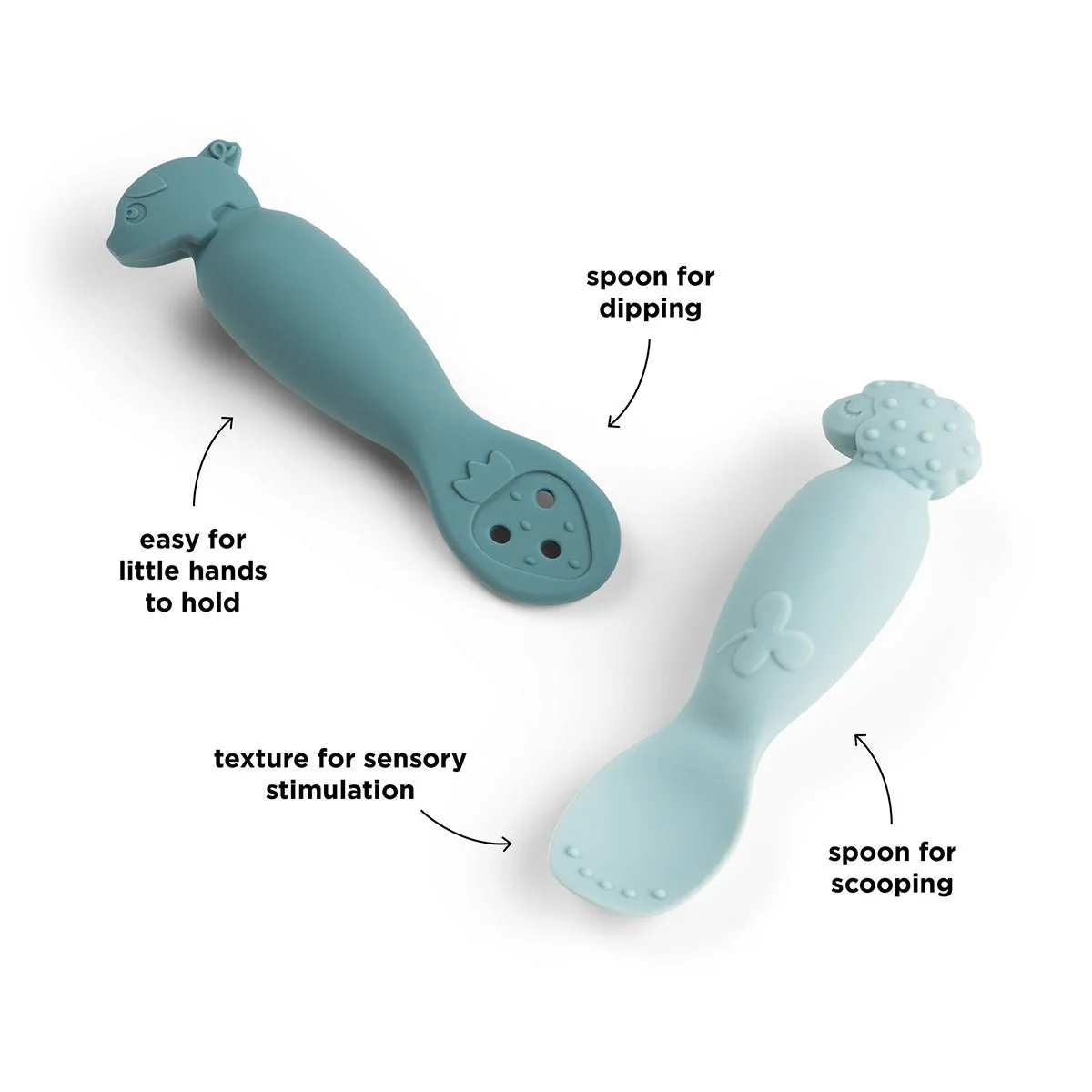 Learning spoon set Tiny farm Blue - Image 5