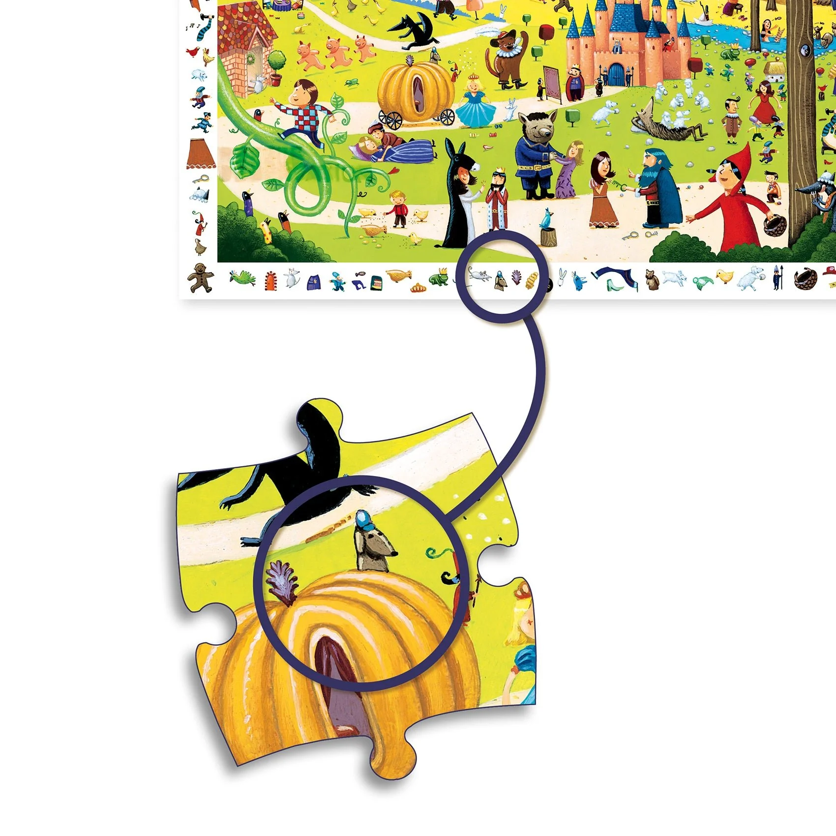 Observatiepuzzel De Sprookjes - 54 stukjes + poster - Image 3