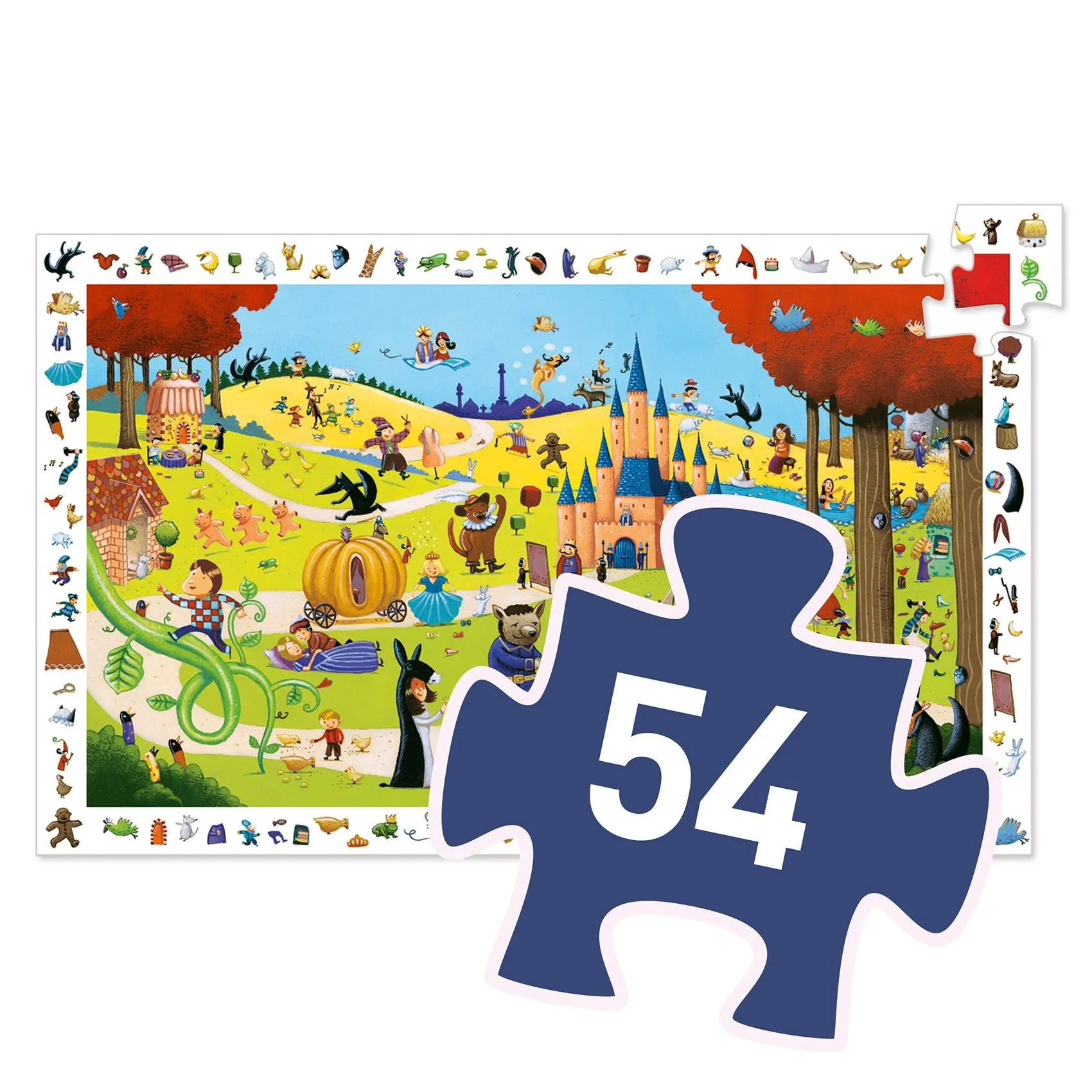 Observatiepuzzel De Sprookjes - 54 stukjes + poster - Image 5