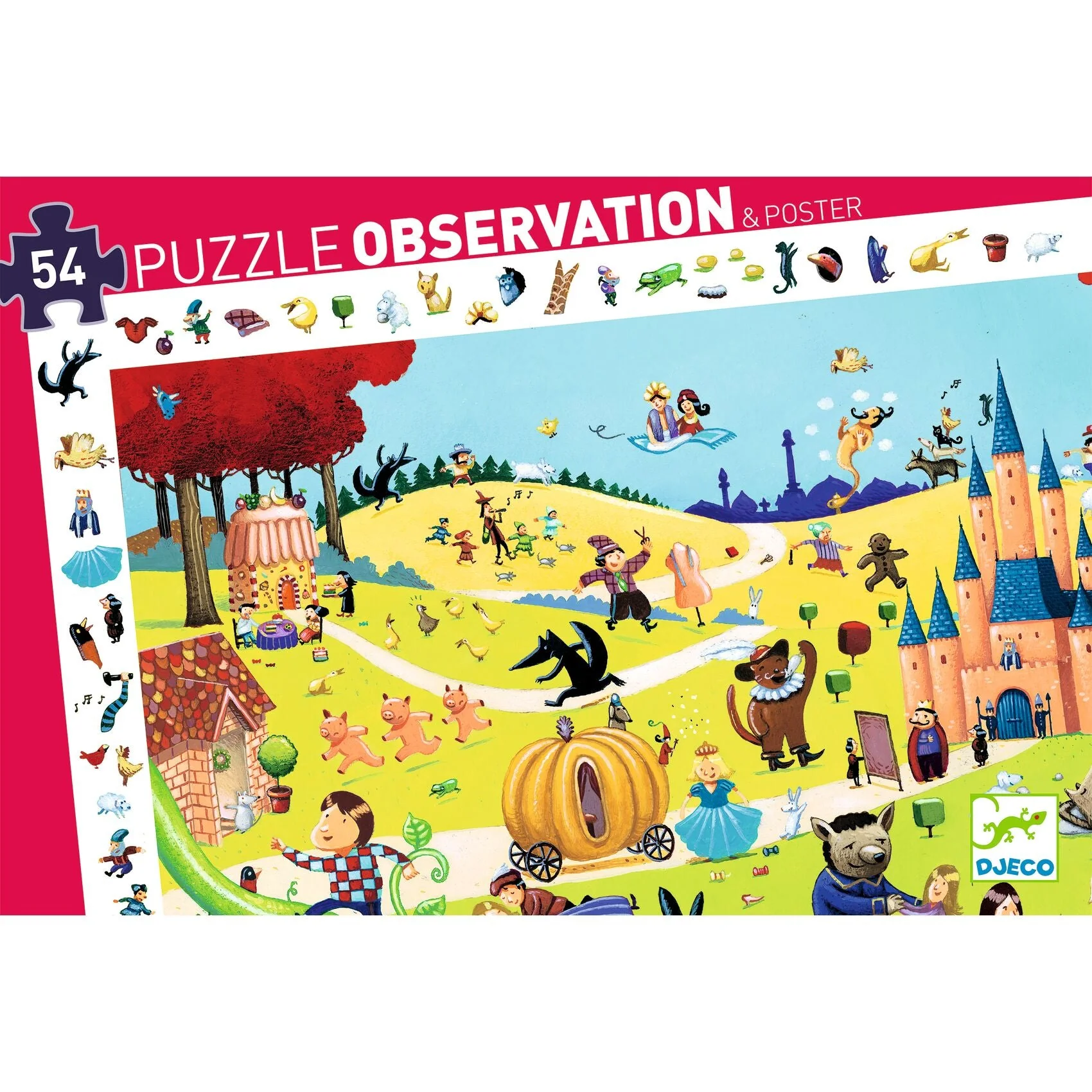 Observatiepuzzel De Sprookjes - 54 stukjes + poster - Image 7