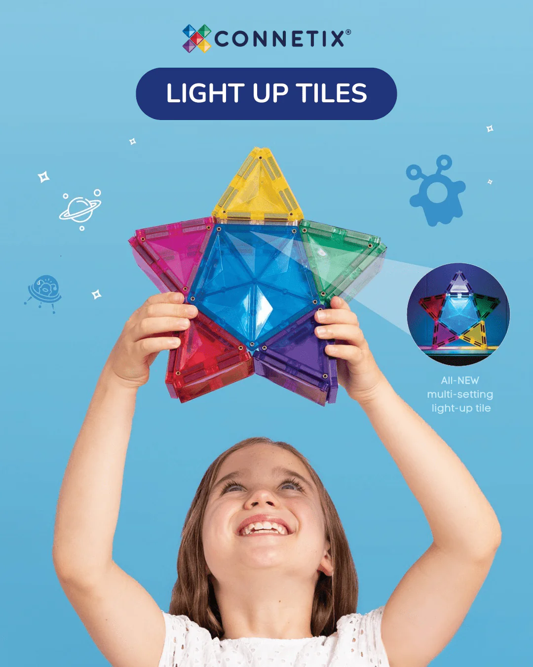 Magneetspeelgoed Light Star Pack - set van 28 - Image 7