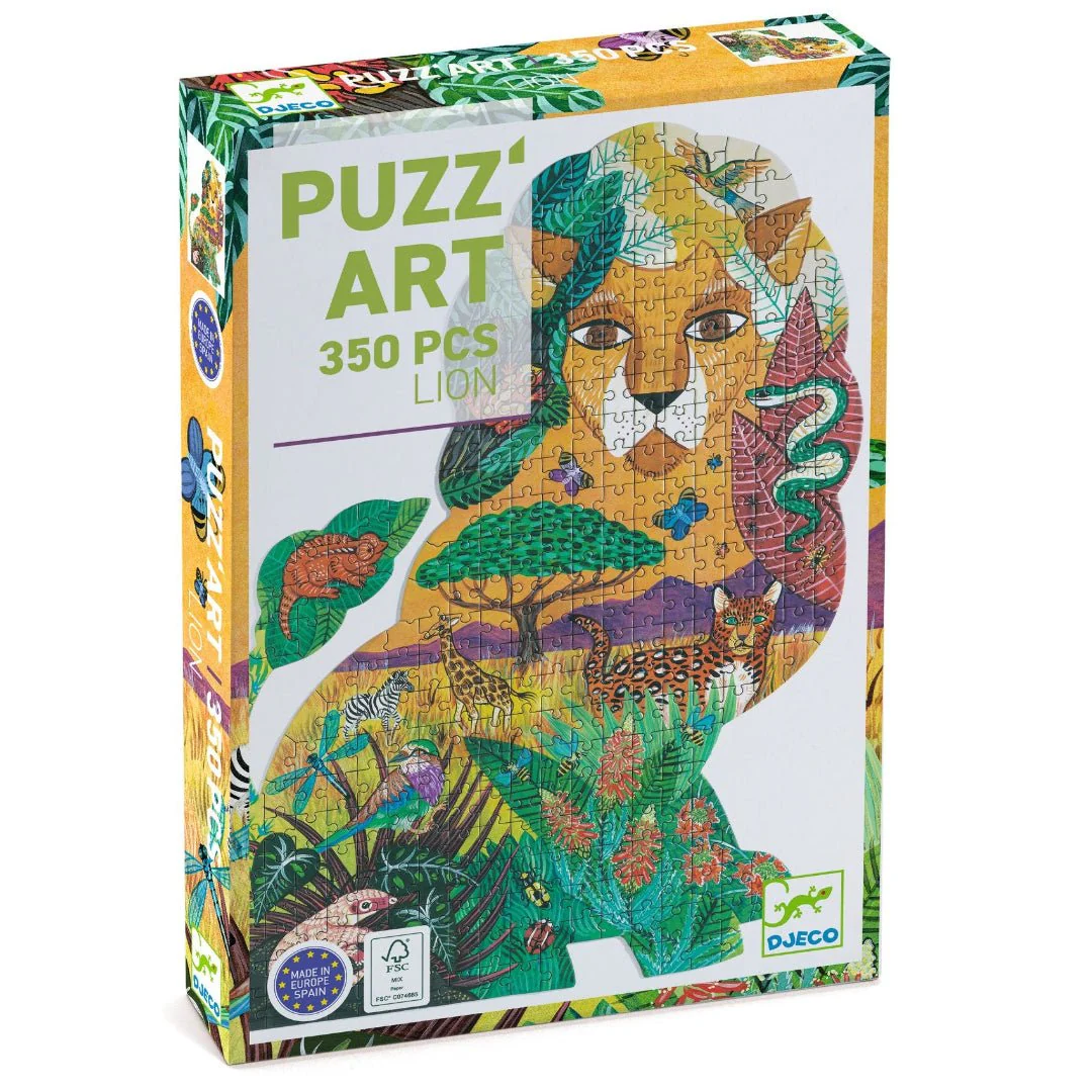 Silhouetpuzzel Puzz'Art Lion - 350 stukjes - Image 6