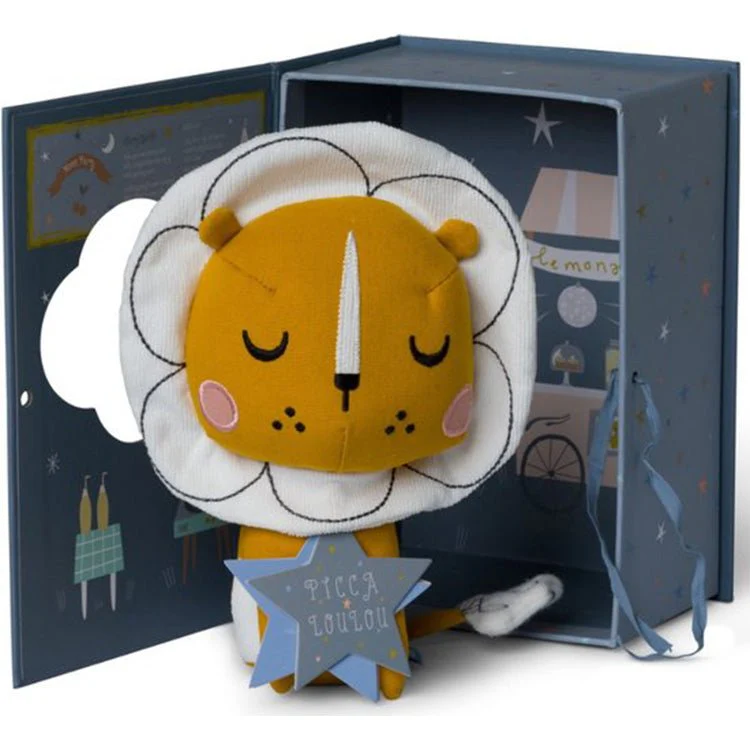 Knuffel Lion Louie In Gift Box - 18 cm