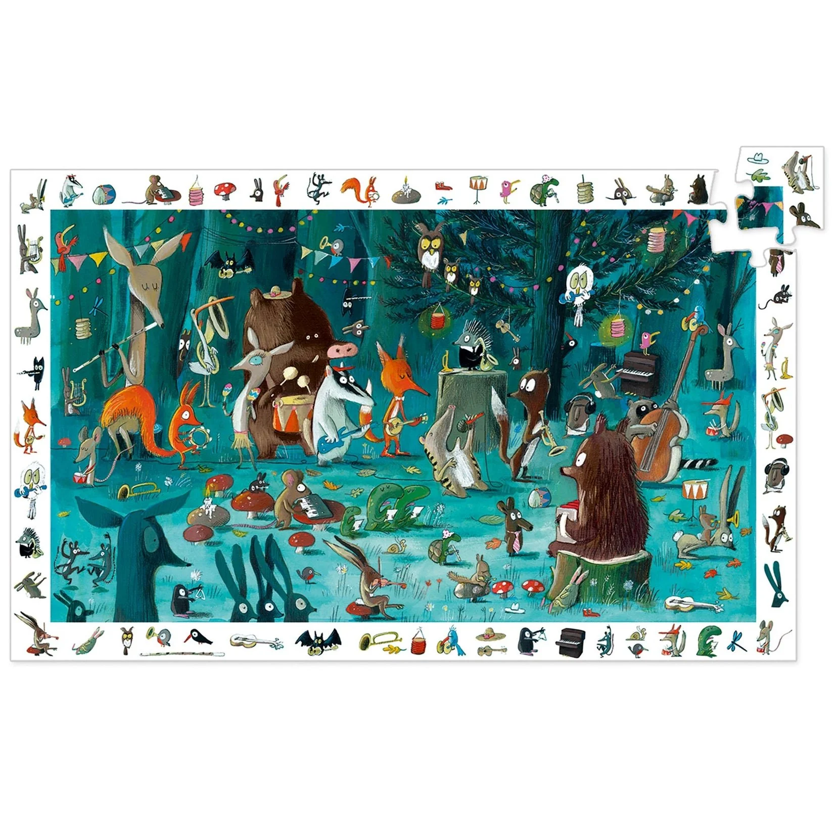 Observatiepuzzel Het Orkest - 35 stukjes + poster - Image 2