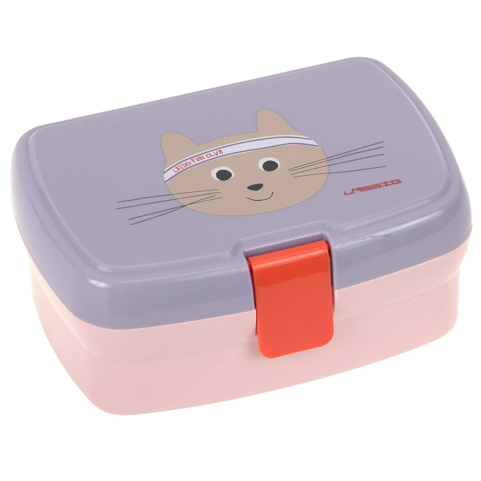 Brooddoos met vakjes - Tiny Team Cat