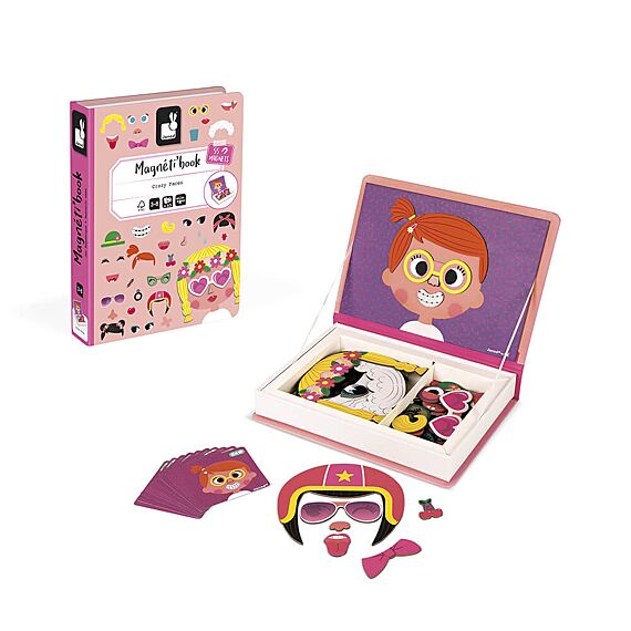 Magneetspel Magneti'Book - Girl's Crazy Faces - Image 2