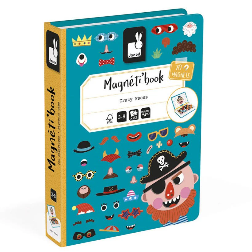 Magnetisch reisspel Magneti'Book Gekke Gezichten