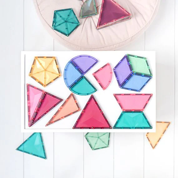 Magnetisch Bouwspeelgoed Pastel Shape Expansion Pack | Set van 48 - Image 10