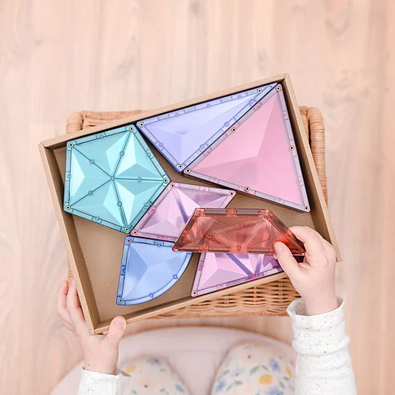 Magnetisch Bouwspeelgoed Pastel Shape Expansion Pack | Set van 48 - Image 11