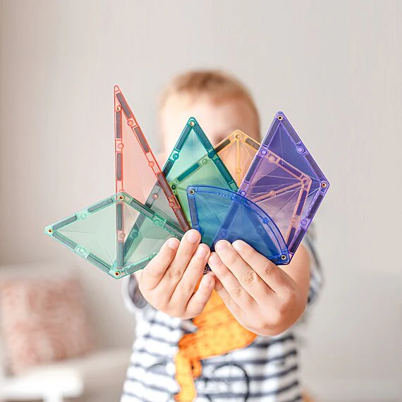 Magnetisch Bouwspeelgoed Pastel Shape Expansion Pack | Set van 48 - Image 3
