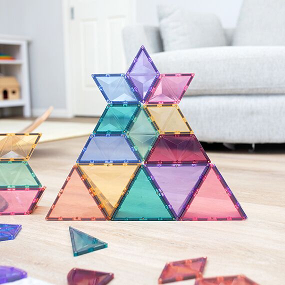 Magnetisch Bouwspeelgoed Pastel Shape Expansion Pack | Set van 48 - Image 4